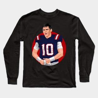 Mac Jones New England Patriots Long Sleeve T-Shirt